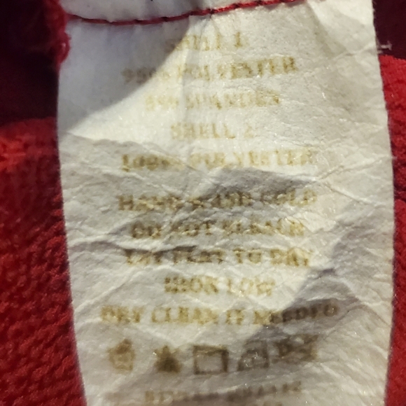 Monteau Girl Girl's Ruffle Faux Wrap Dress‎ in Red Size 12 - Picture 7 of 10